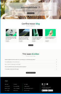 AXS institutional site homepage, bottom